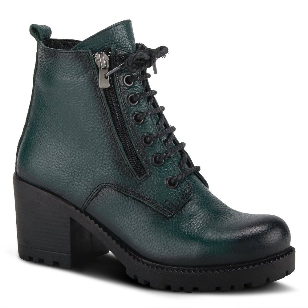 SPRING STEP YARITZA BOOTS DARK GREEN